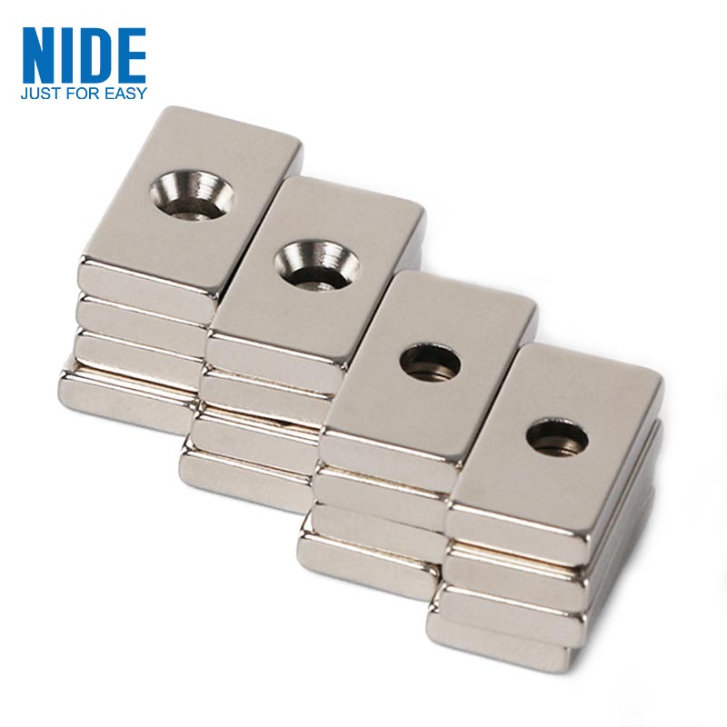 Sekwere Strong Neodymium Magnet Sintered NdFeB Magnet Ka Hole